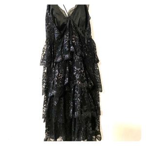 Black Express Cocktail Party Dress